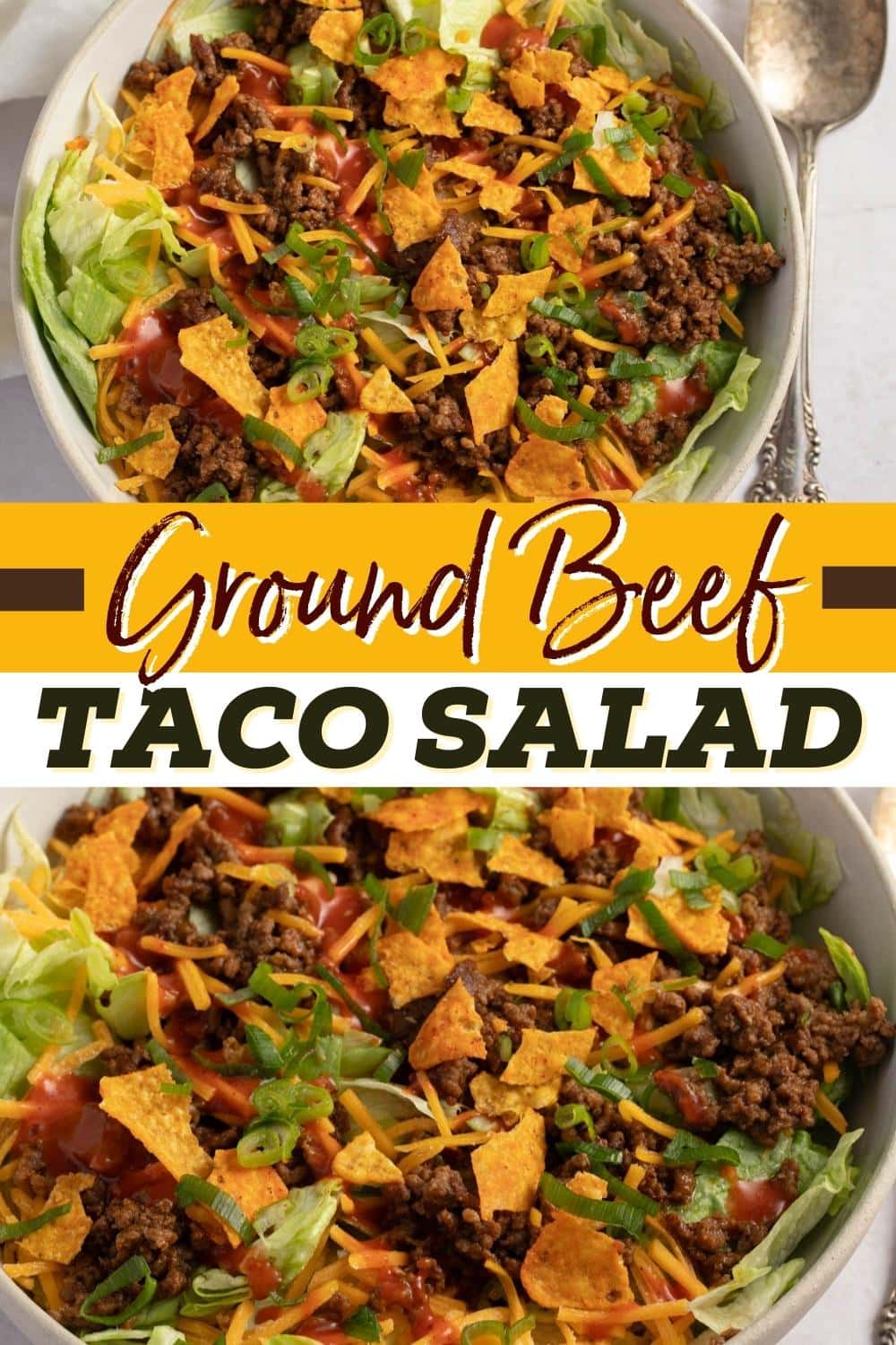 Easy Ground Beef Taco Salad - Insanely Good