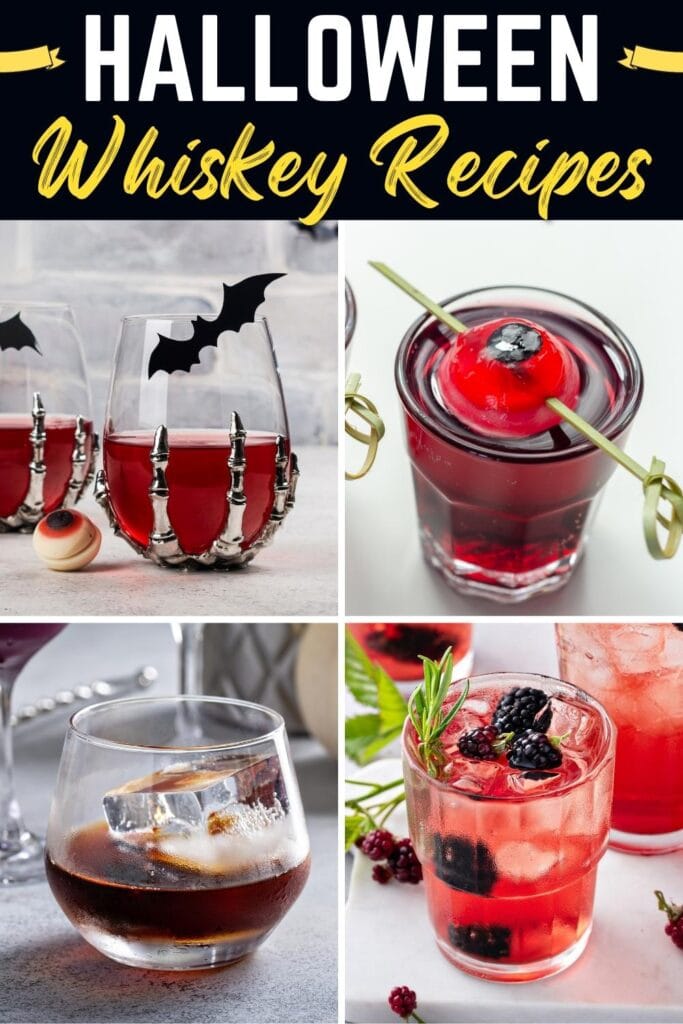 Halloween Whiskey Cocktails