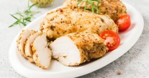 Homemade Baked Chicken Breast with Tomatoes and Spices