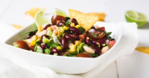 Homemade Cowboy Caviar with Beans and Corn