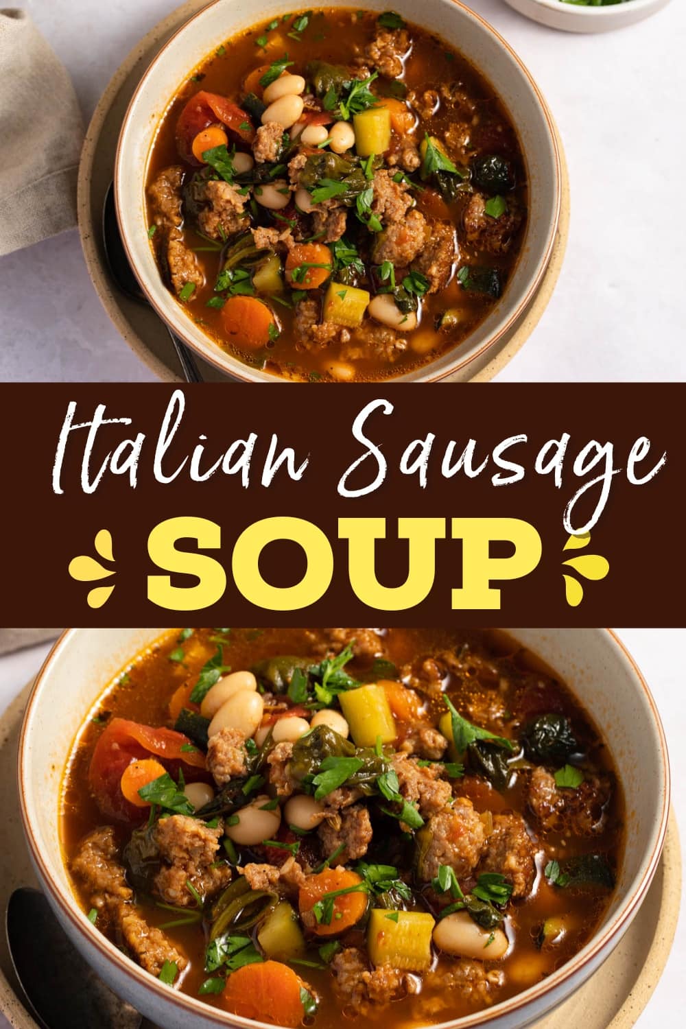 Italian Sausage Soup (Easy Recipe) - Insanely Good