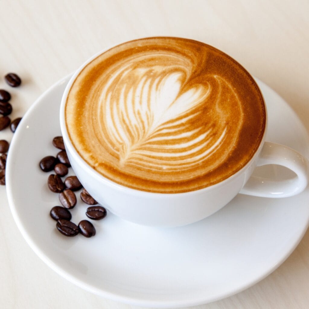 Latte Coffee in Mug