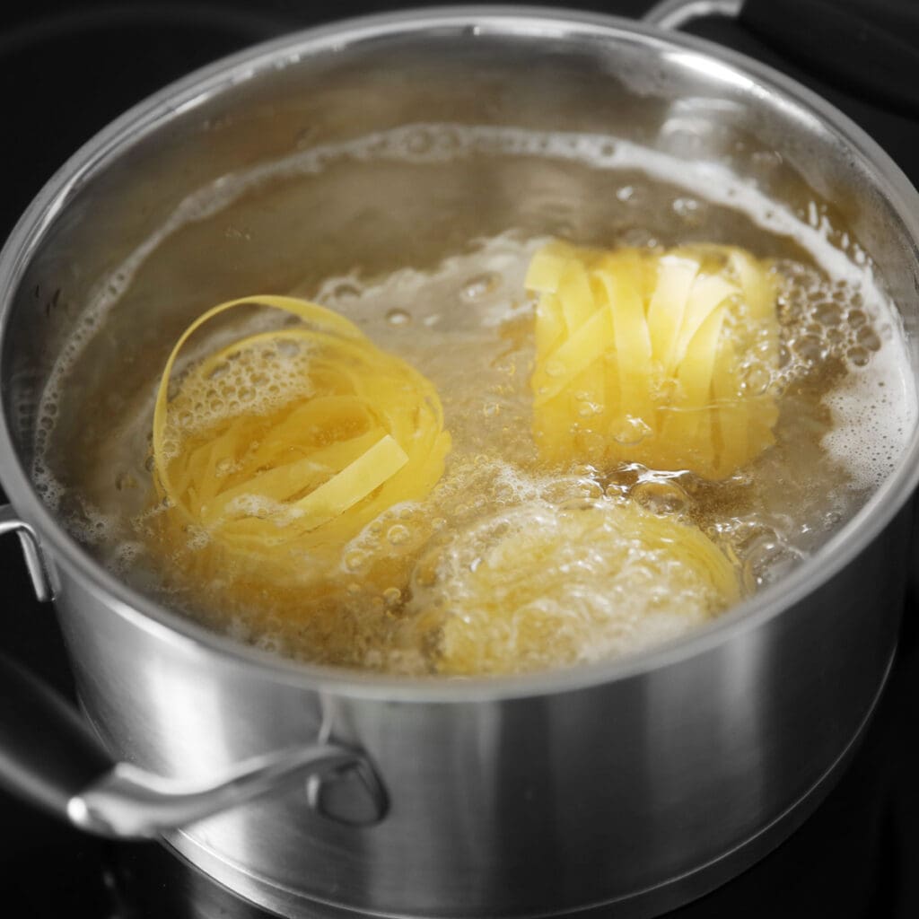 Pasta in Boiling Water