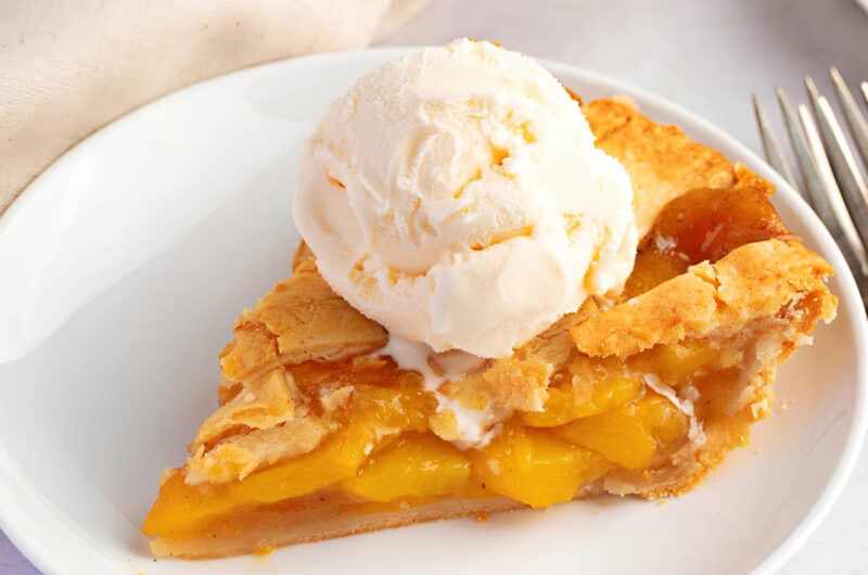  Peach Pie (Perfect Recipe)