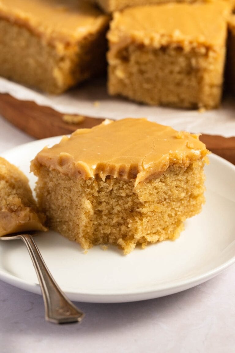 Peanut Butter Cake (Old-Fashioned Recipe) - Insanely Good