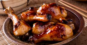 Smoked Chicken BBQ Legs With Sauce