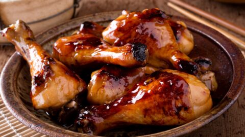 Smoked Chicken BBQ Legs With Sauce