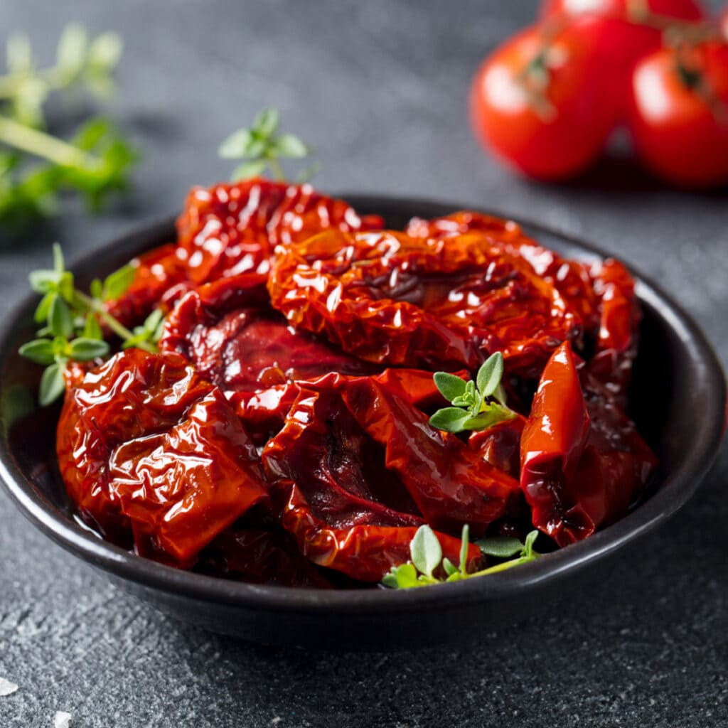 A Bowl of Sun-Dried Tomatoes