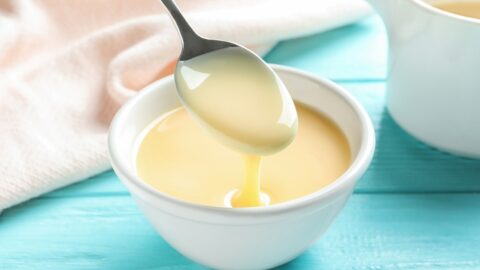 Sweetened Condensed Milk in a Bowl