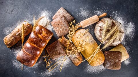 Variety of Wheat, Grain and Rye Bread
