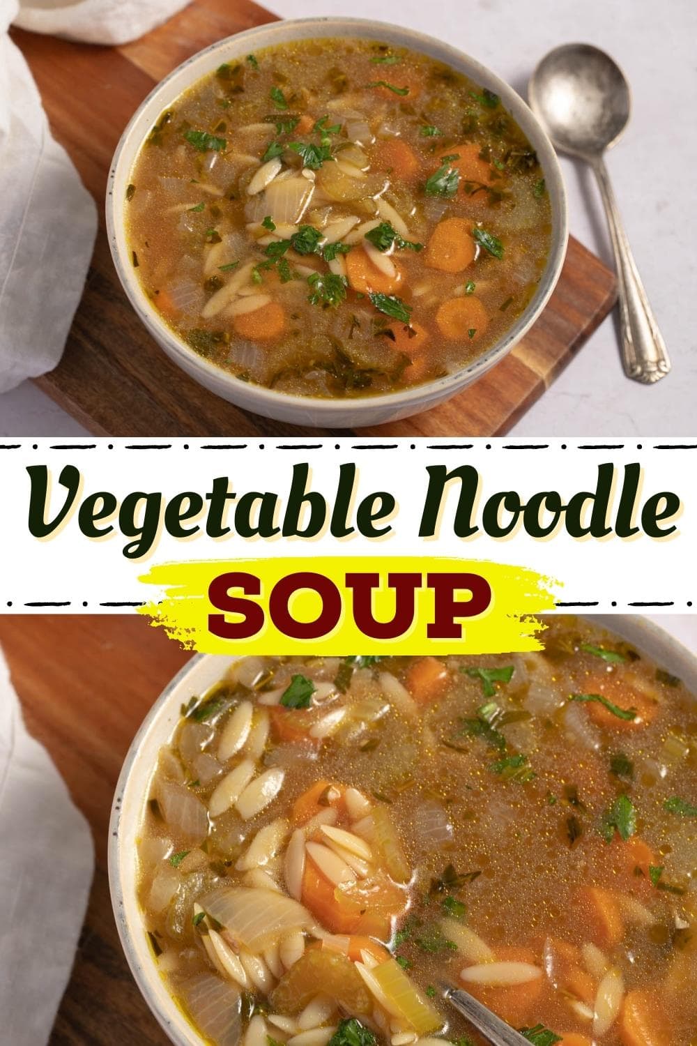 Vegetable Noodle Soup (Easy Recipe) - Insanely Good