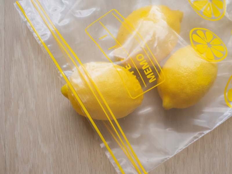 Whole Lemons in a Resealable Bag