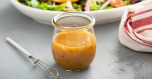 Apple Cider Vinaigrette Salad Dressing with Olive Oil