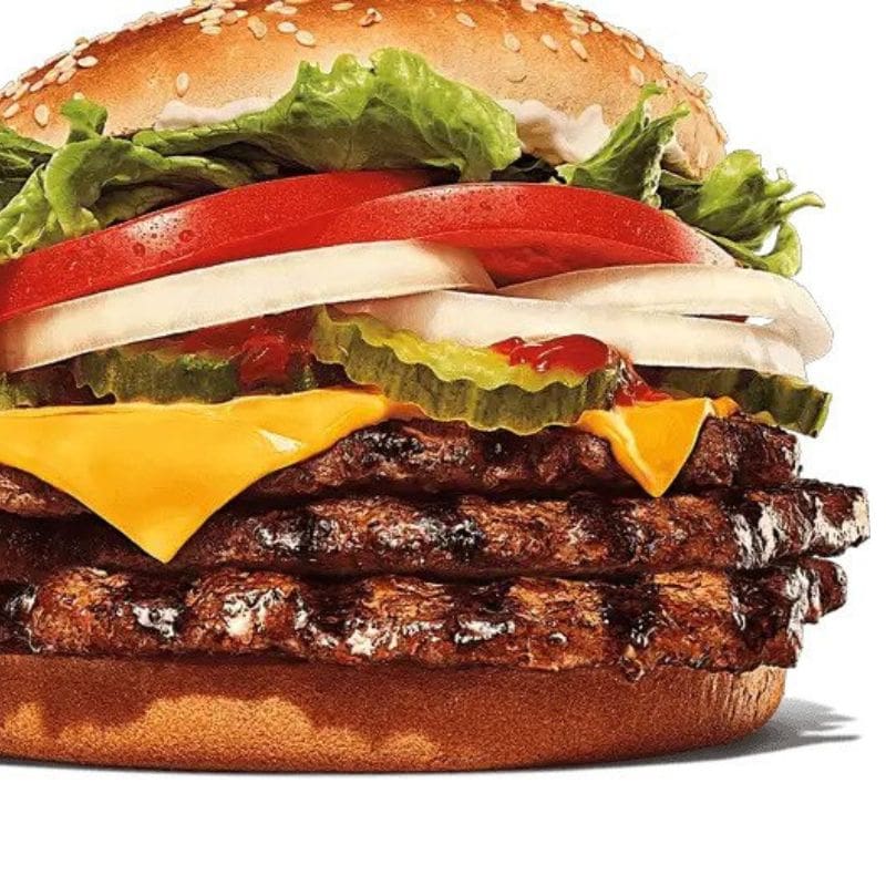 Burger King Triple Whopper With Cheese