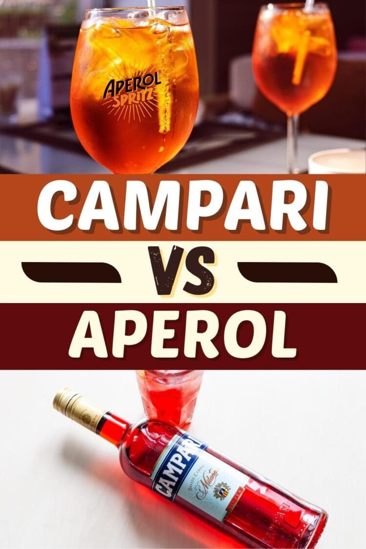 Stilvolle Campari Aperol Unterschied Bilder