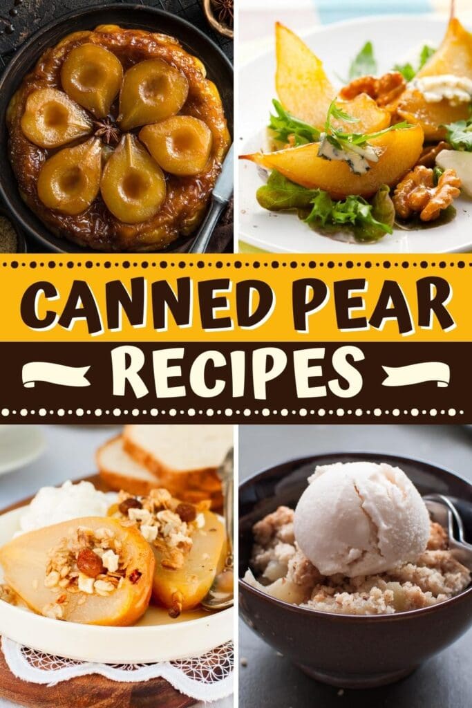 Canned Pear Recipes
