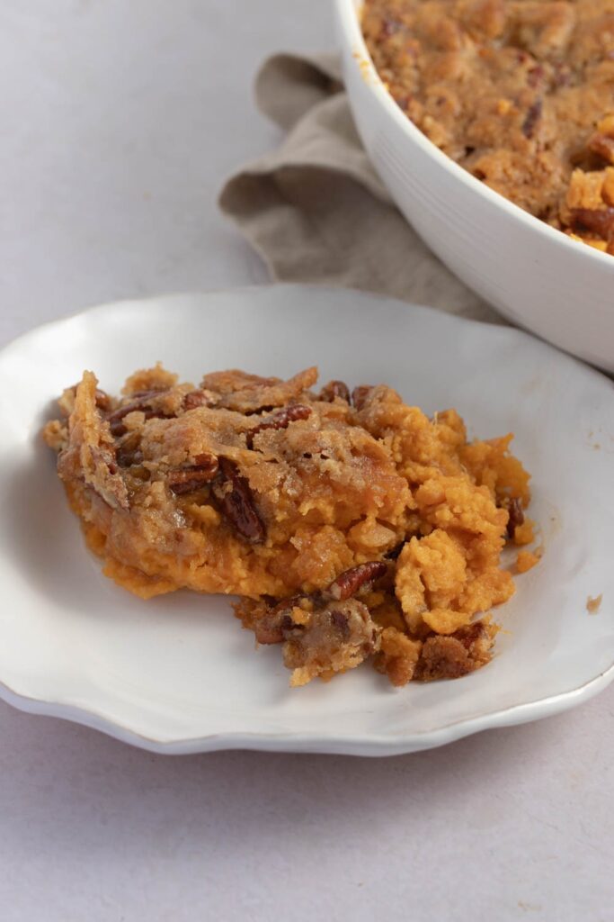 Canned Sweet Potatoes with Pecan Nuts