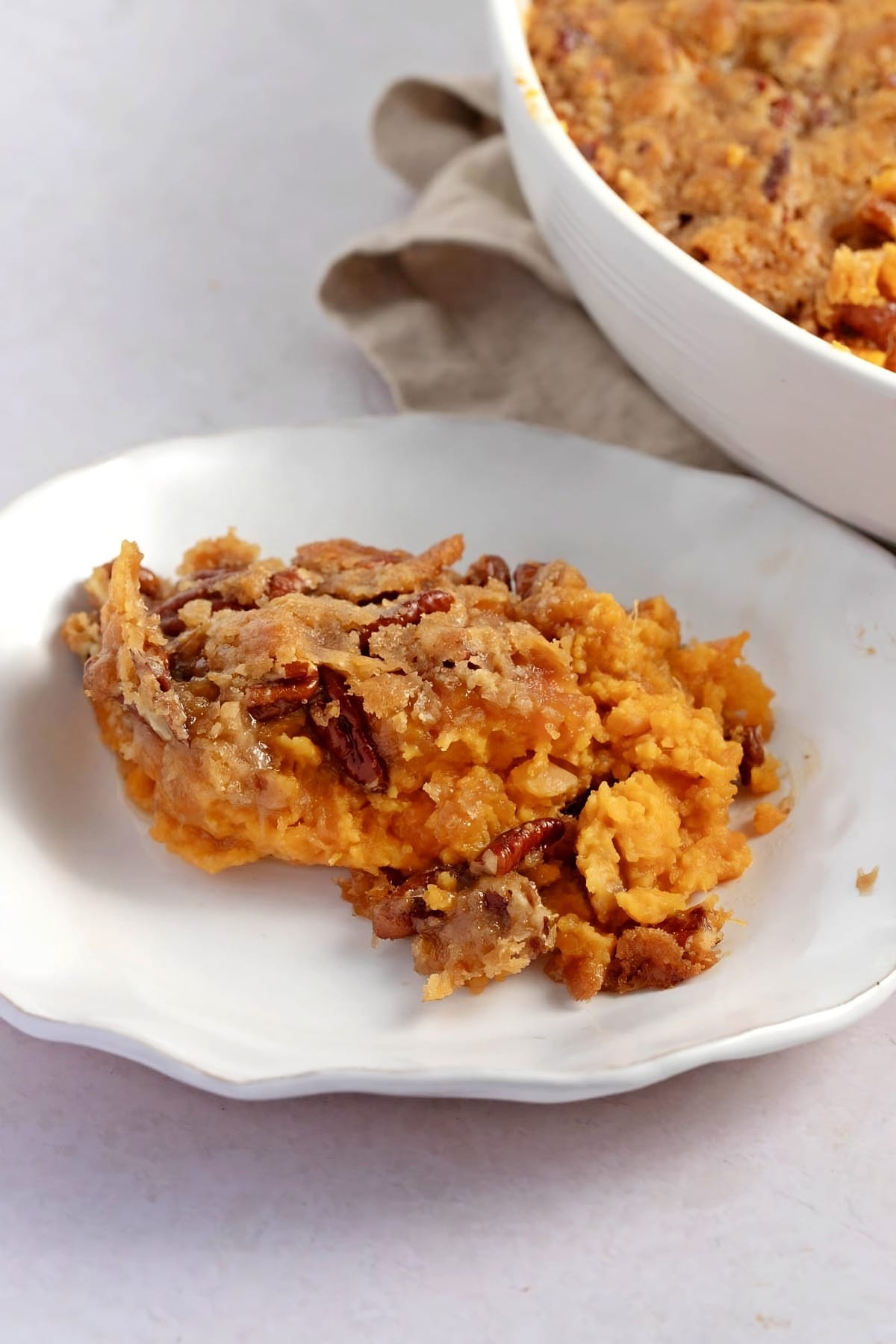 Canned Sweet Potatoes with Pecan Nuts
