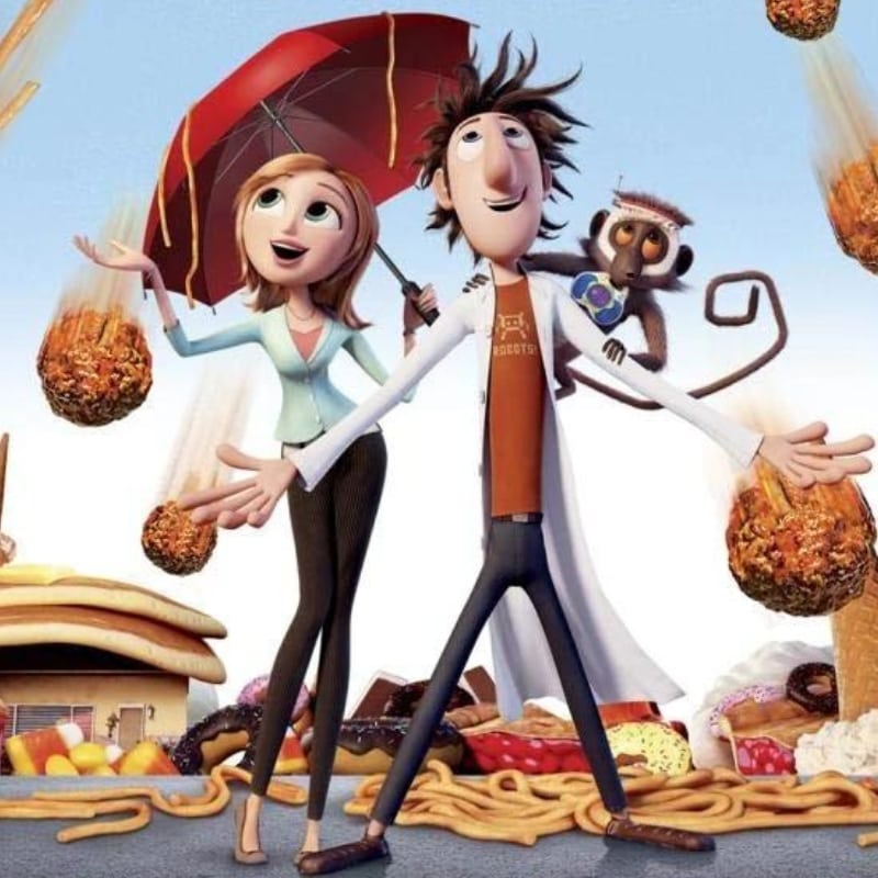 Cloudy with a Chance of Meatballs Movie Poster