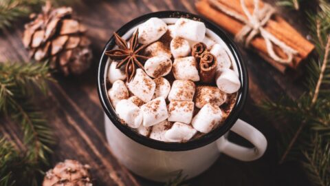 Dark Chocolate Mocha with Javy Coffee and Marshmallows