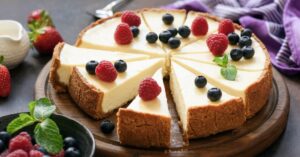 Delightful and Sweet Cheesecake with Berries