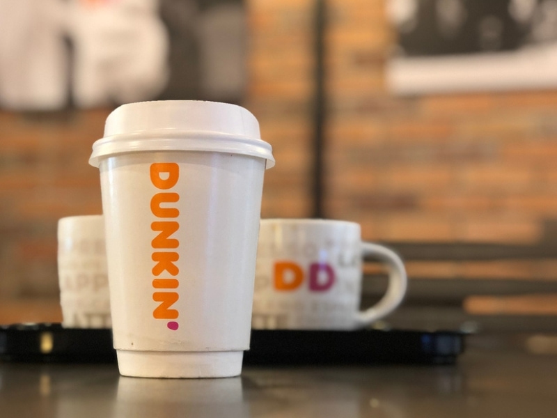 Cup of Dunkin' Coffee