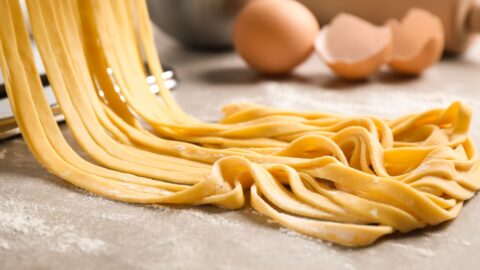 Egg Noodles with Flour