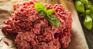Fresh Ground Beef with Mint