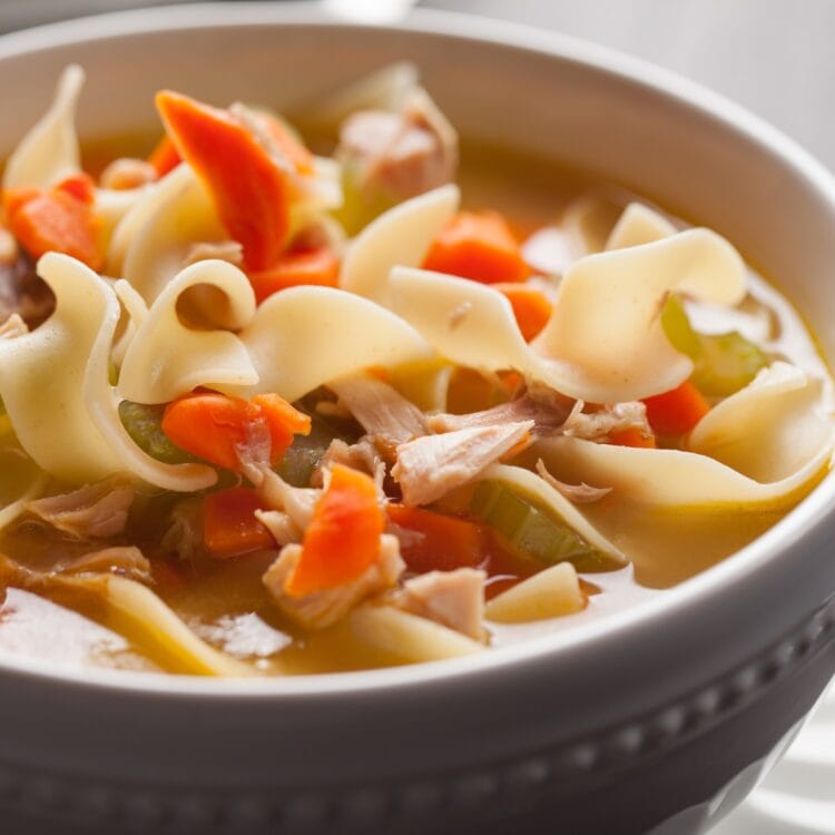 Grandma’s Chicken Noodle Soup Recipe (Homemade From Scratch) - Insanely ...