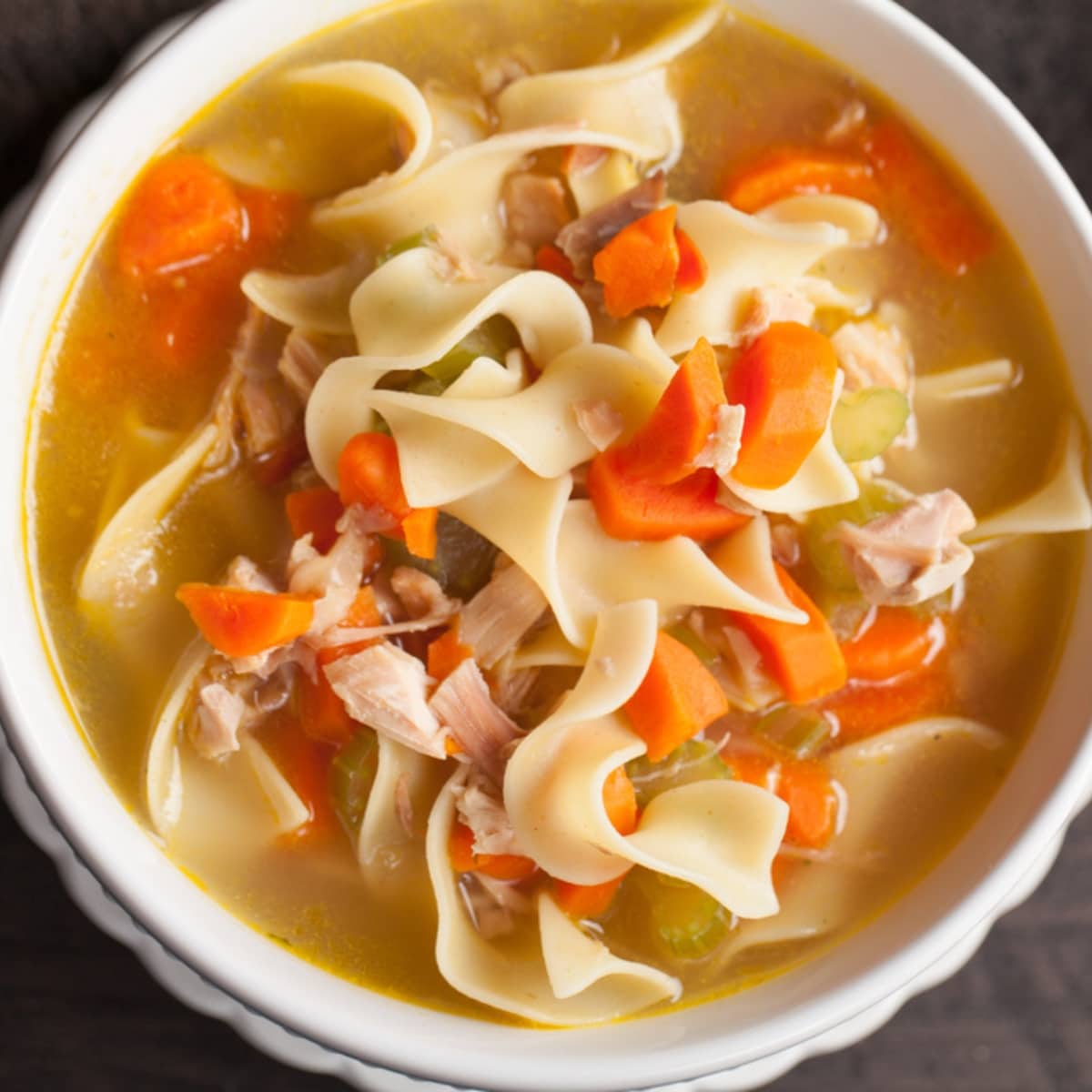 Healthy and Comforting Grandma's Chicken Noodle Soup 