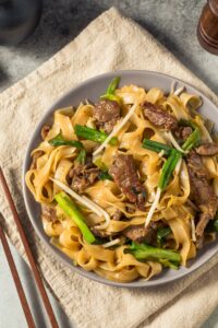 Homemade Beef Chow Fun Noodles