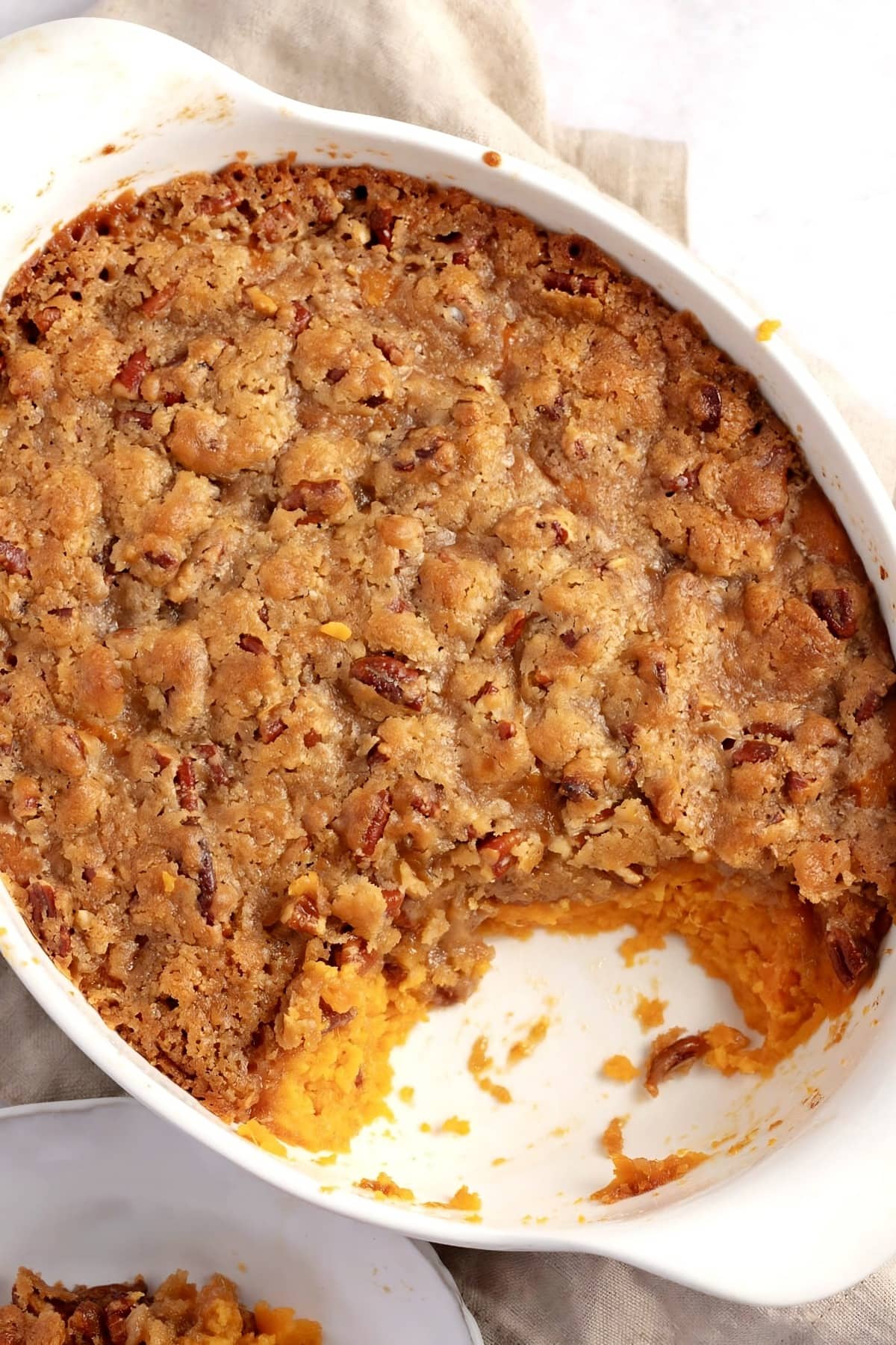 Homemade Comforting Canned Sweet Potatoes with Pecan Nuts