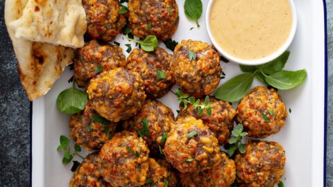 Homemade Sausage Balls with Cheese