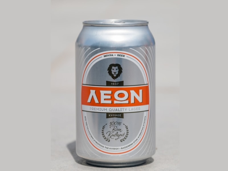 Silver Can of Leon Beer