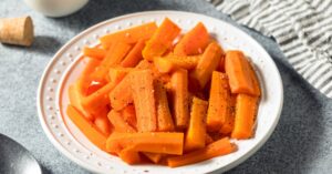 Microwave-Steamed-Carrots-in-Plate