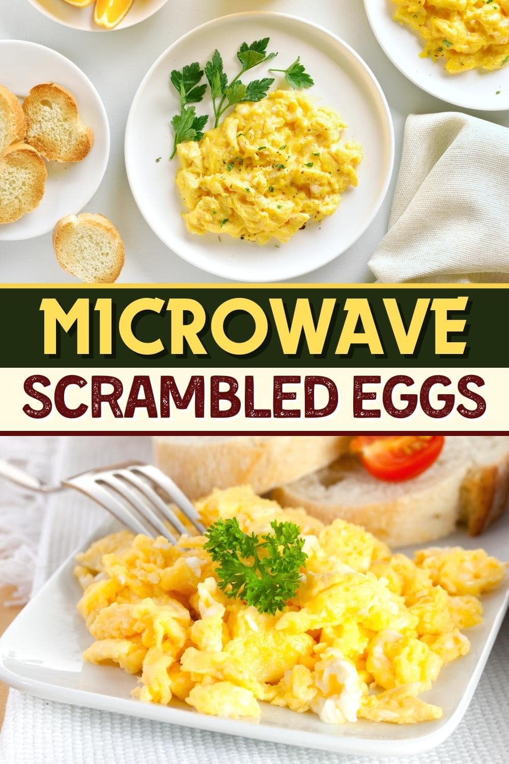 Easy Microwave Scrambled Eggs Insanely Good   Microwave Scrambled Eggs 1 