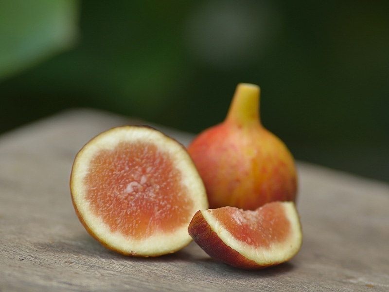 Whole and Sliced Olympian Figs
