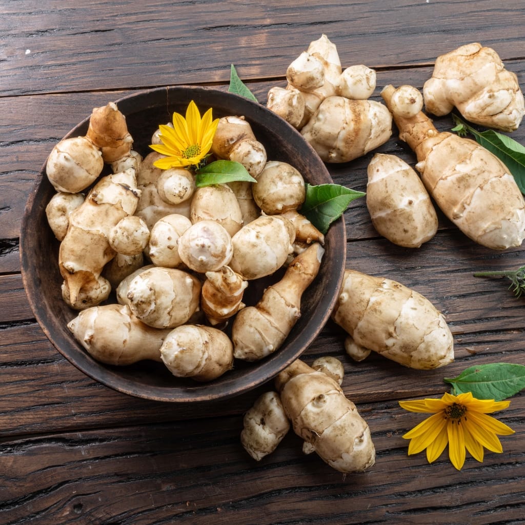 What Are Sunchokes? (Everything To Know) featuring Raw Organic Sunchokes or Jerusalem Artichokes