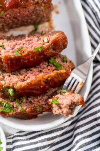 Saucy Homemade Meatloaf with Herbs
