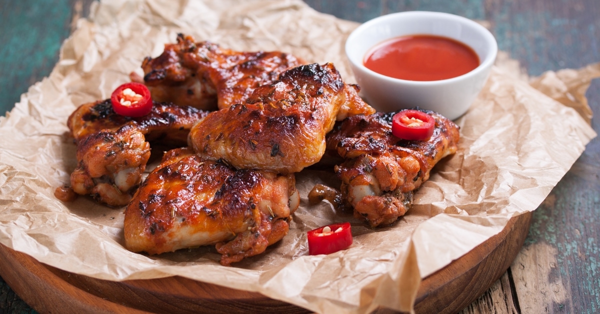 Smoked BBQ Chicken Thighs with Sauce