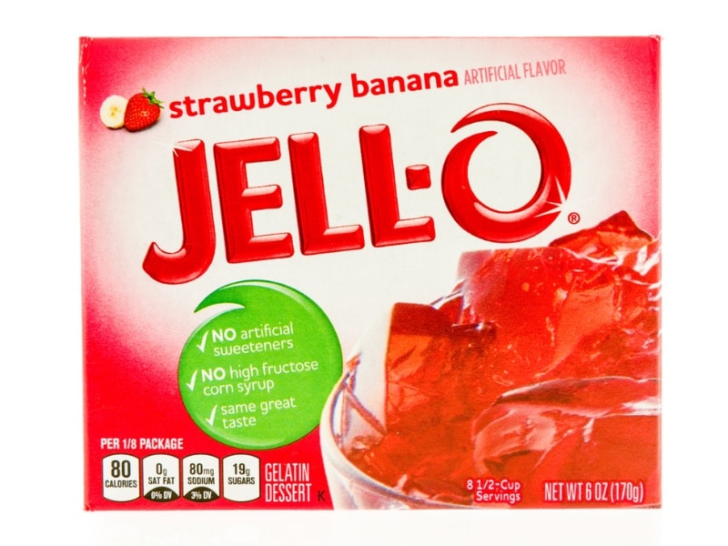 Strawberry Banana Jell-O