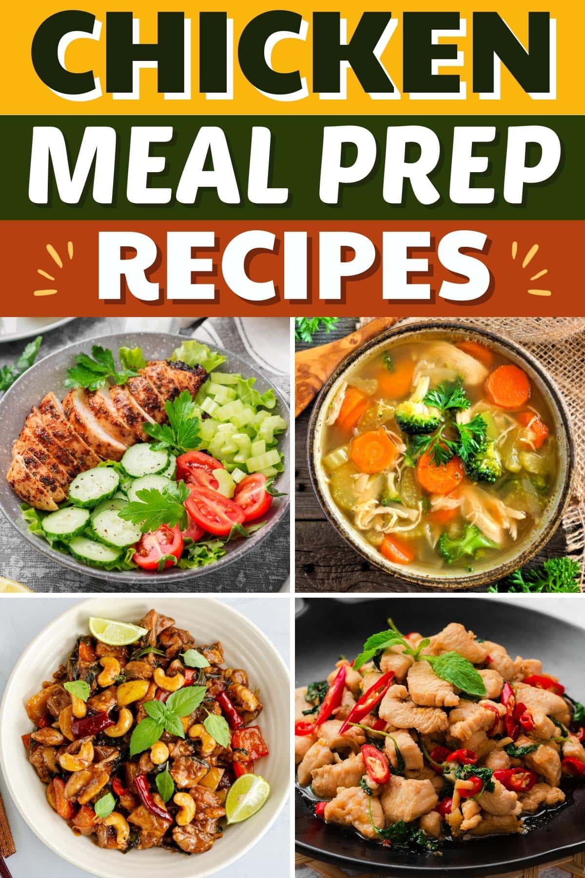 25 Easy Chicken Meal Prep Recipes You'll Love - Insanely Good