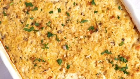 Chicken and Rice Casserole with Cream of Mushroom Soup