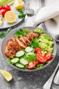 Chicken Breast Fillet with Vegetable Salad