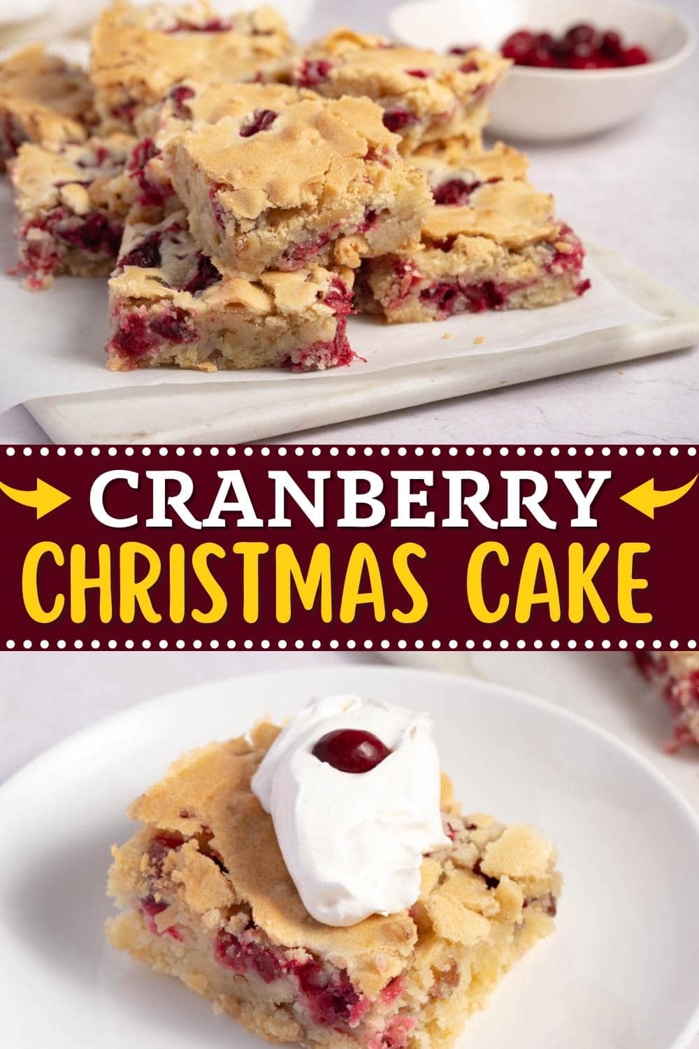 Cranberry Christmas Cake (Best Recipe) - Insanely Good