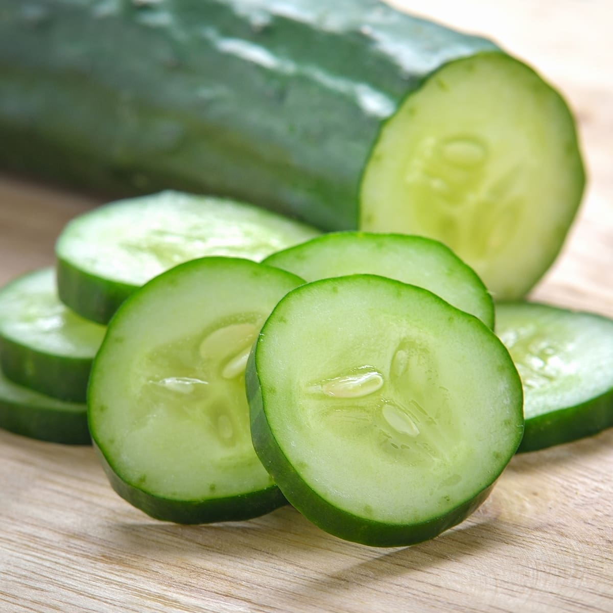 Sliced Fresh Cucumber