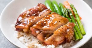Donburi - Homemade Japanese Teriyaki Chicken Rice Bowl