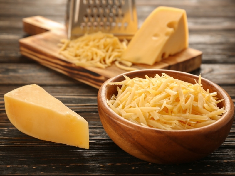 Whole and Grated Cheddar Cheese