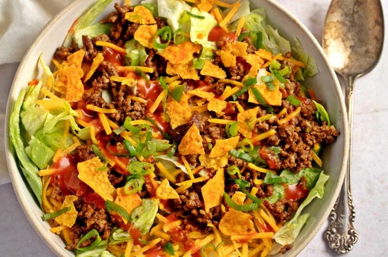 Easy Ground Beef Taco Salad