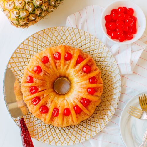 Pineapple Upside-Down Bundt Cake Recipe